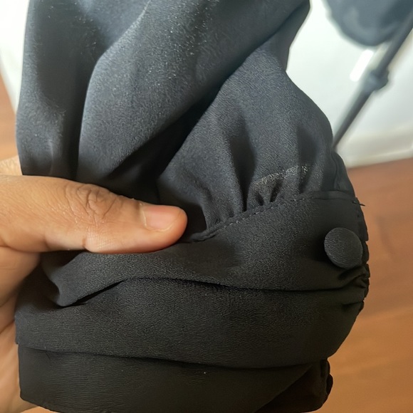 Black long sleeve blouse Forever 21 - Picture 4 of 5